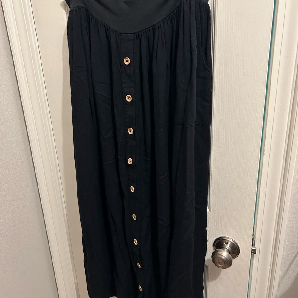 Matilda Jane with Joanna Gaines black maxi skirt
